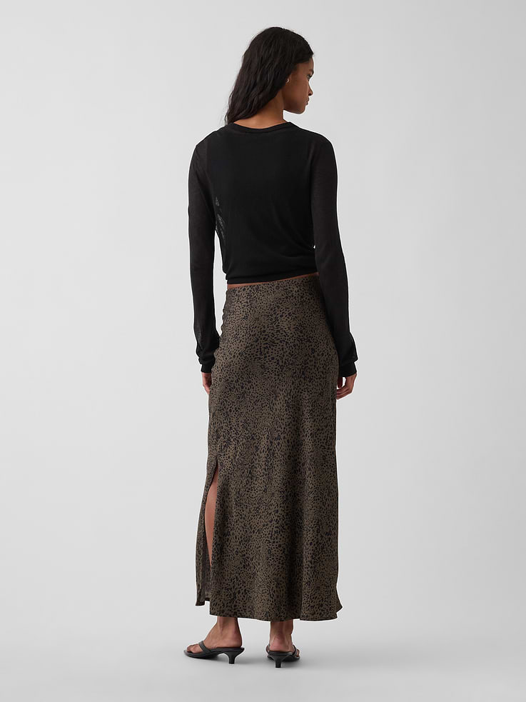 Image number 2 showing, Maxi Slip Skirt