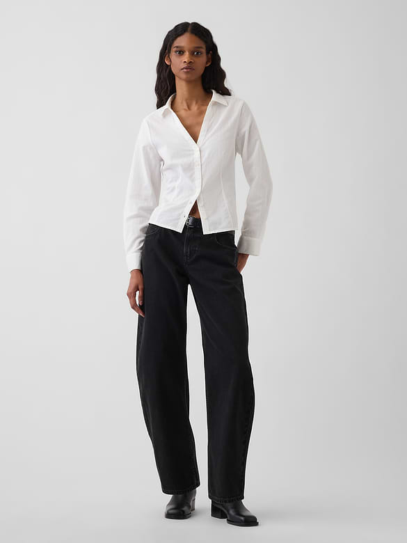 Textured Dobby Fitted Shirt