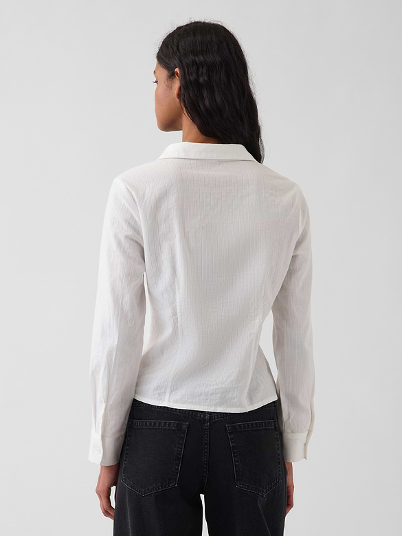 Textured Dobby Fitted Shirt