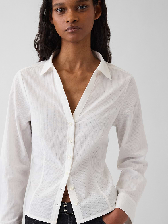 Textured Dobby Fitted Shirt