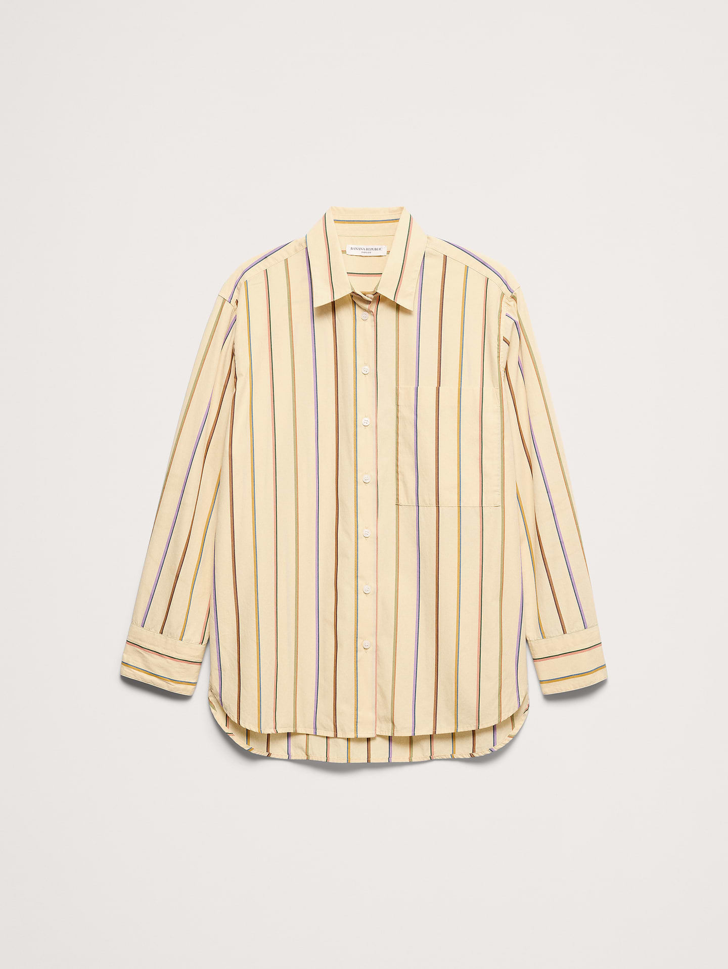 Image number 5 showing, The Oversized Shirt in Cotton Poplin