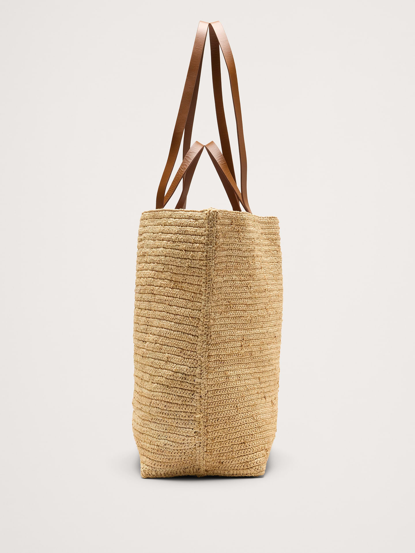 Image number 8 showing, Raffia Straw Tote