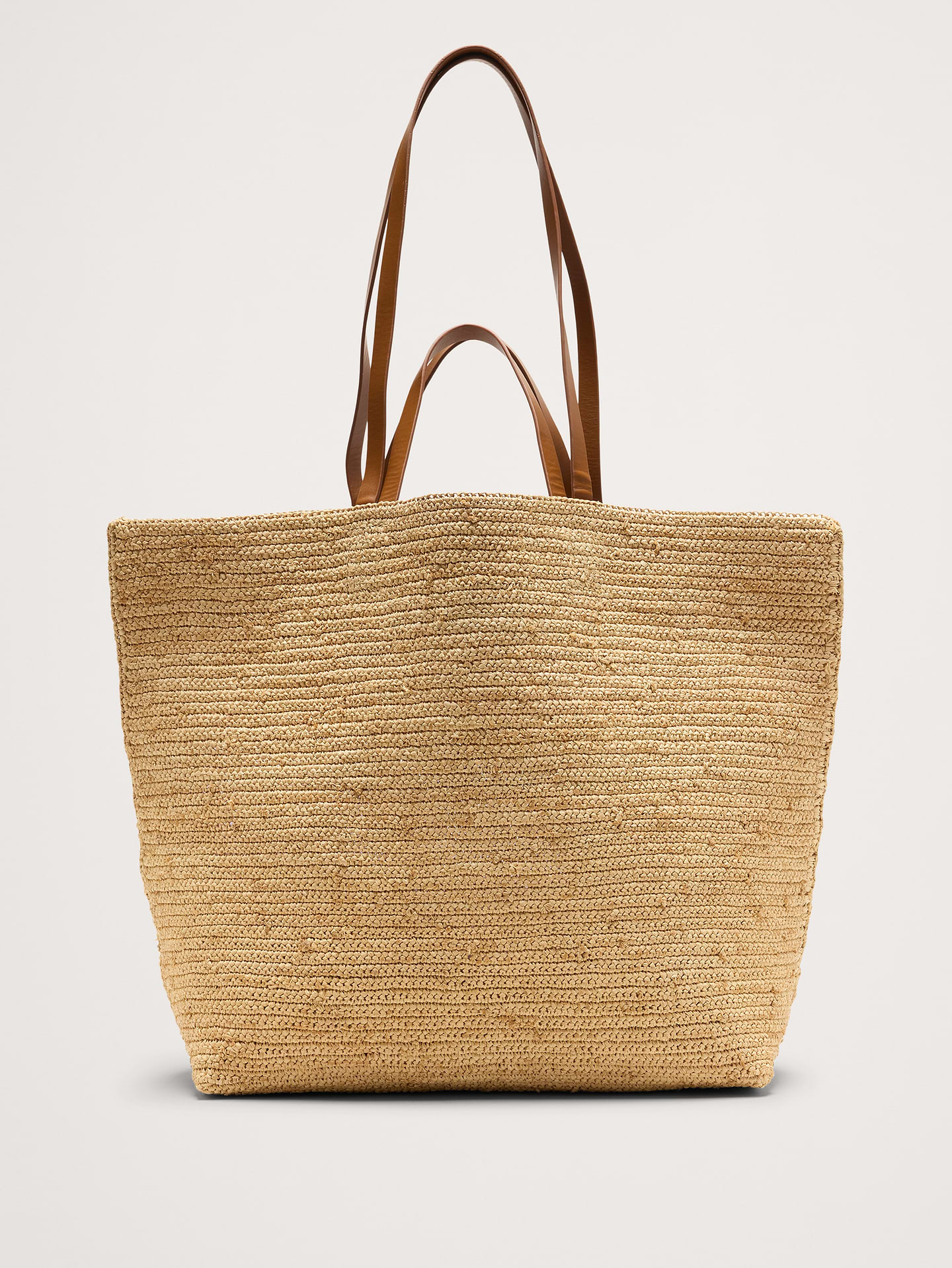 Image number 1 showing, Raffia Straw Tote