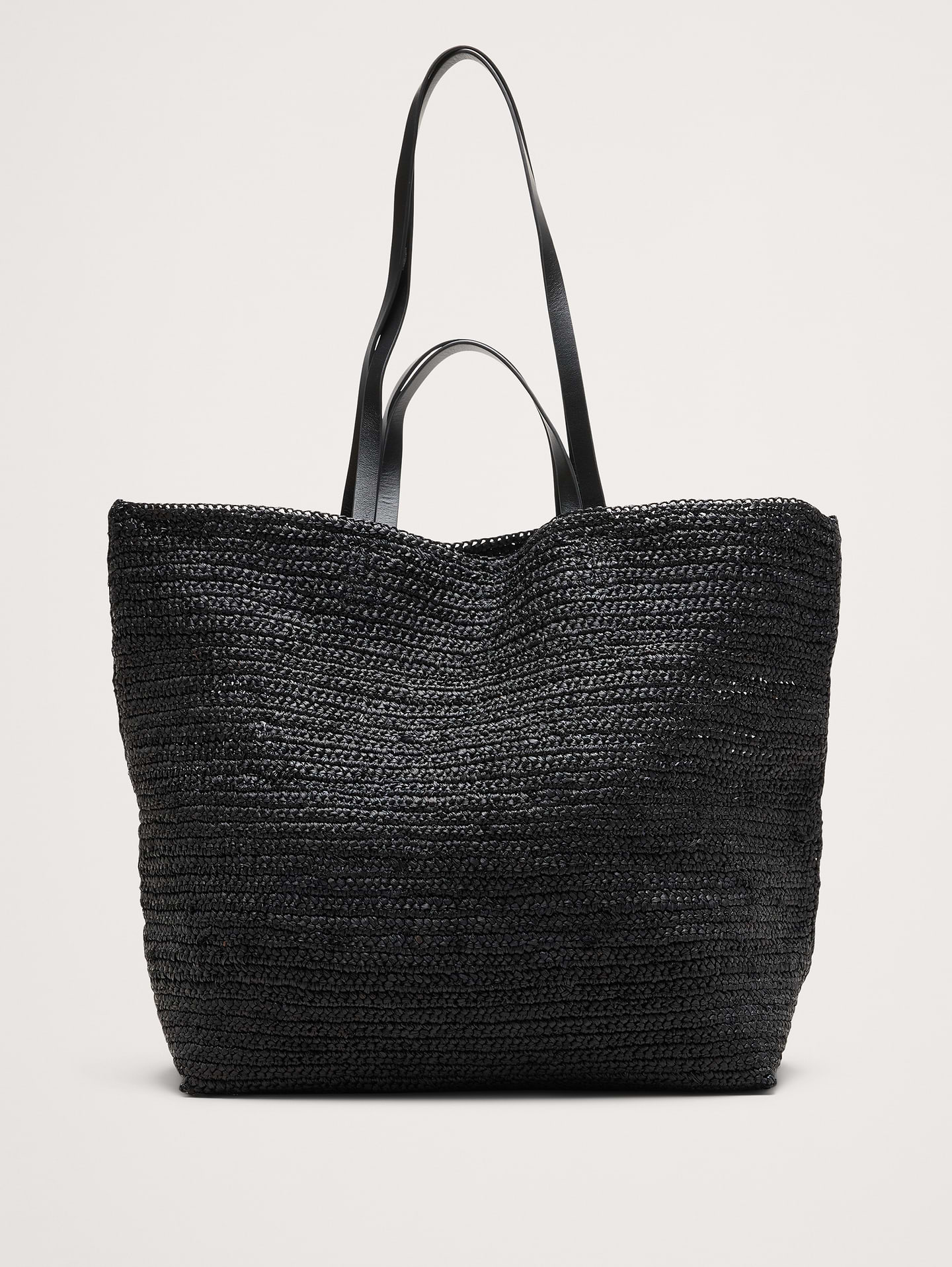 Image number 1 showing, Raffia Straw Tote