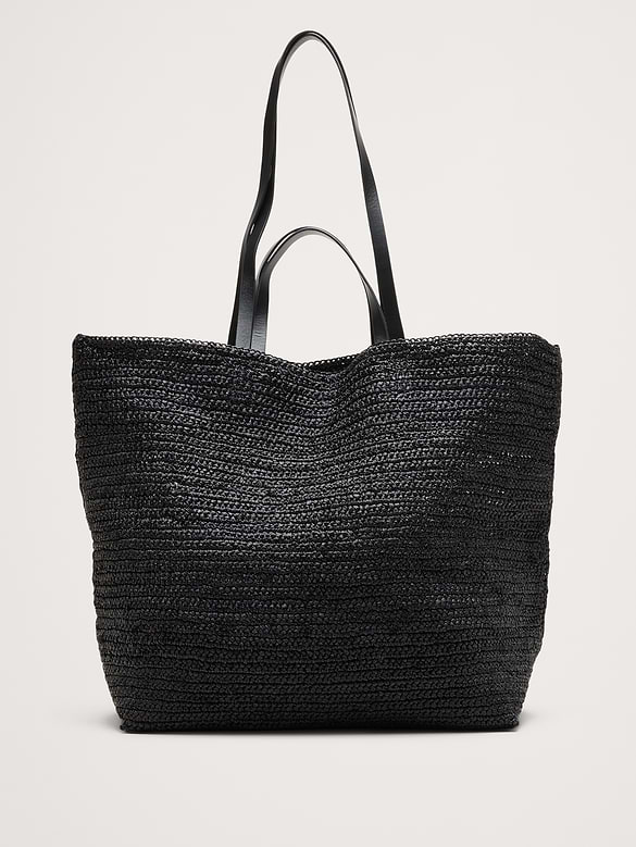Raffia Straw Tote
