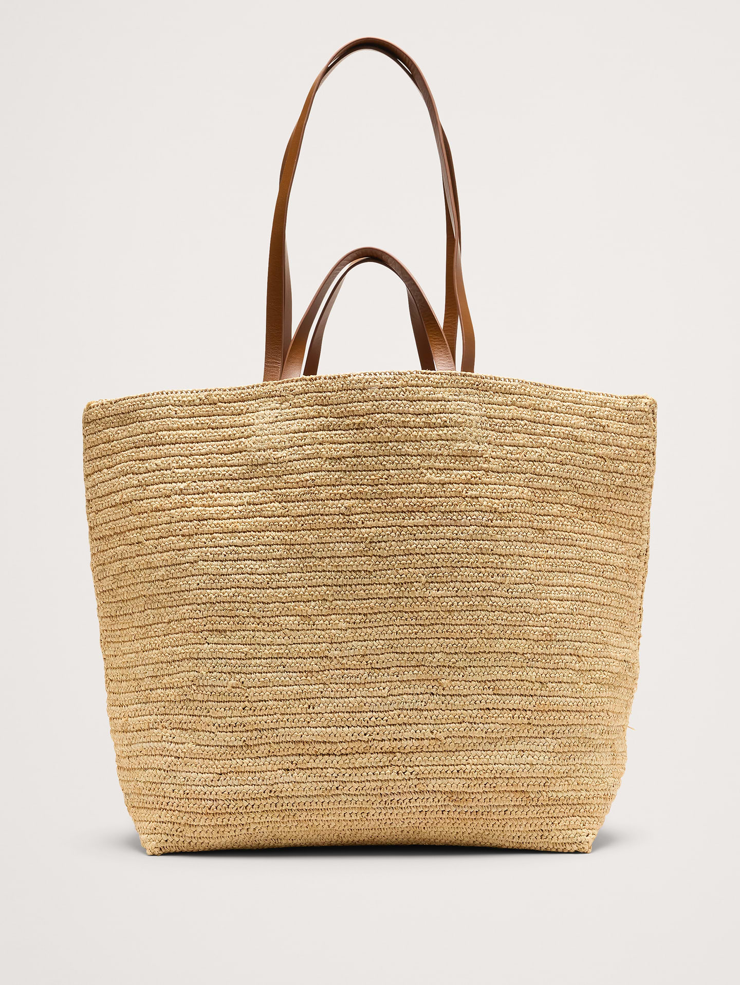 Image number 4 showing, Raffia Straw Tote