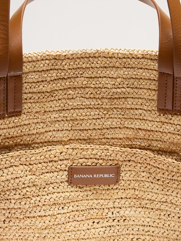 Raffia Straw Tote