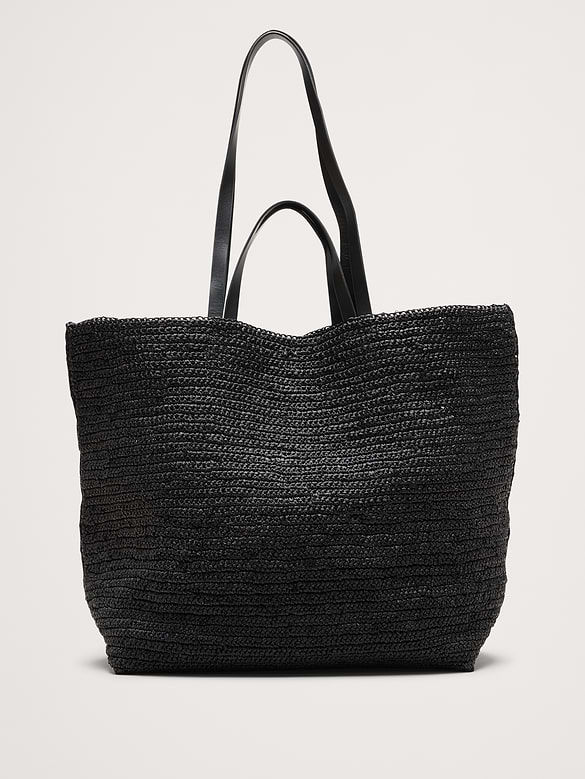 Raffia Straw Tote