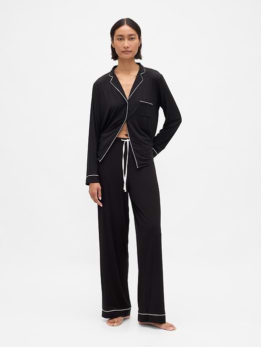 SoftMade Modal PJ Pants - Black by Gap