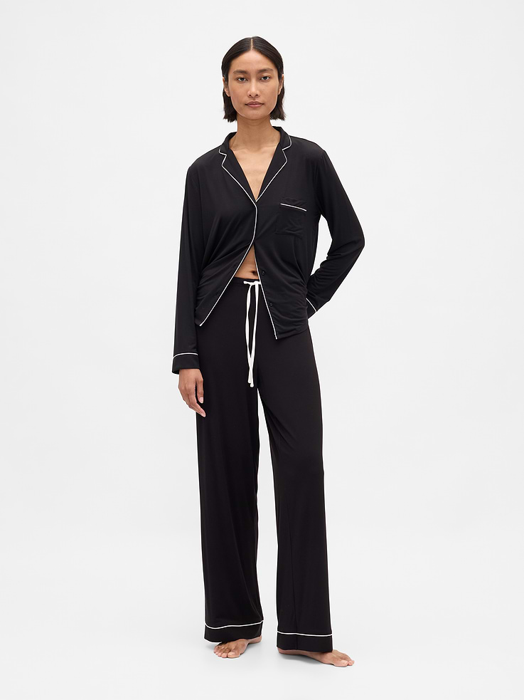 Image number 1 showing, SoftMade Modal PJ Pants