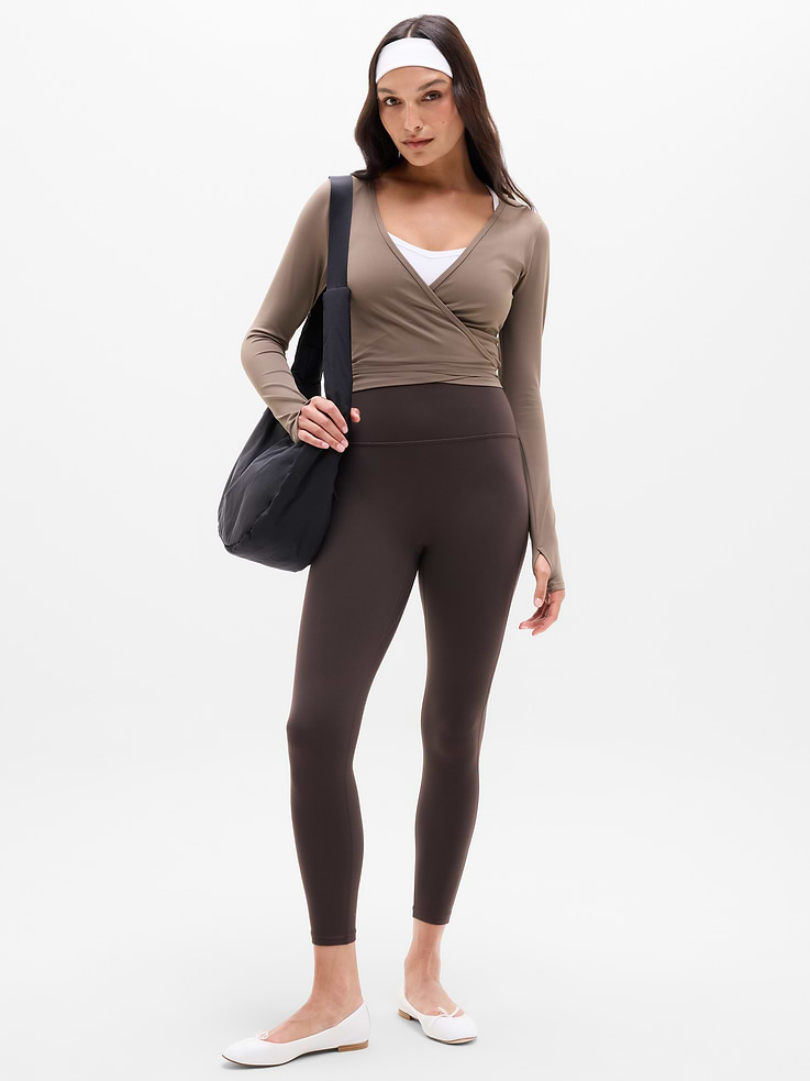 Image number 2 showing, Transcend Wrap Crop Top