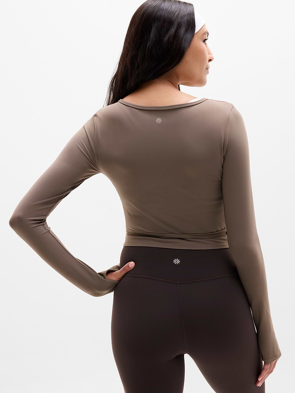 Transcend Wrap Crop Top