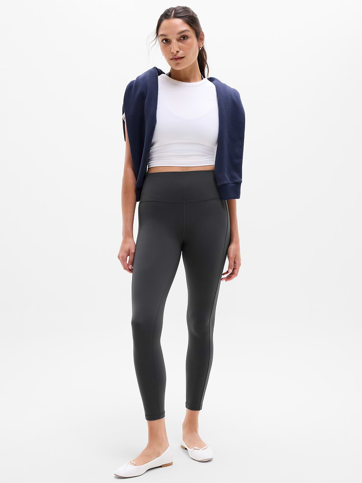 Image number 1 showing, Salutation Pintuck High Rise 7/8 Legging
