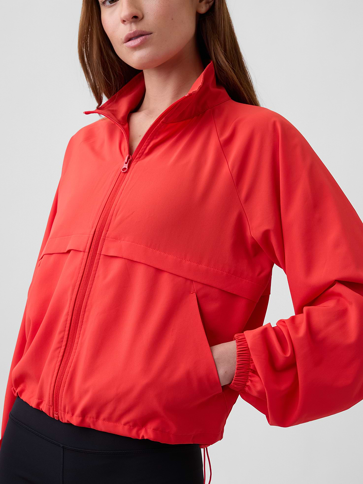 Image number 4 showing, GapFit Oversized Runaround Track Jacket