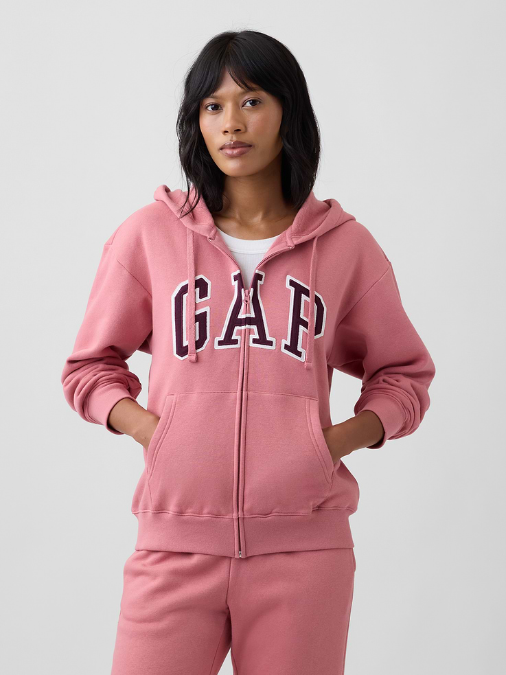 Image number 1 showing, Relaxed Gap Logo Zip Hoodie