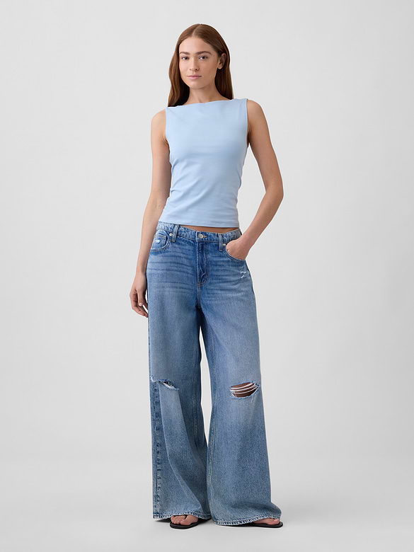 Boatneck Tank Top