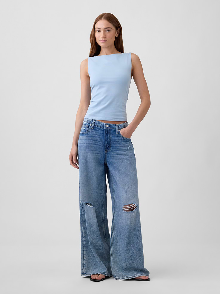 Image number 3 showing, Boatneck Tank Top