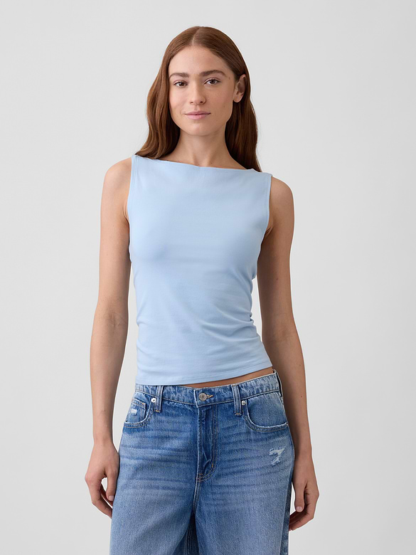Boatneck Tank Top