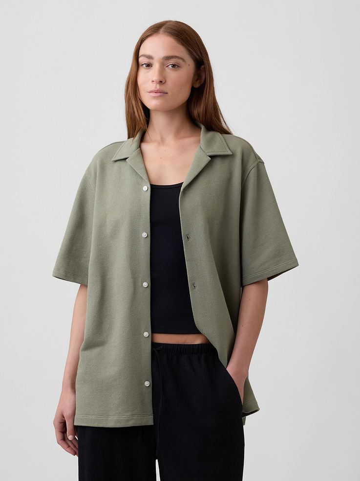 Image number 4 showing, Adult French Terry Vacay Shirt in Standard Fit