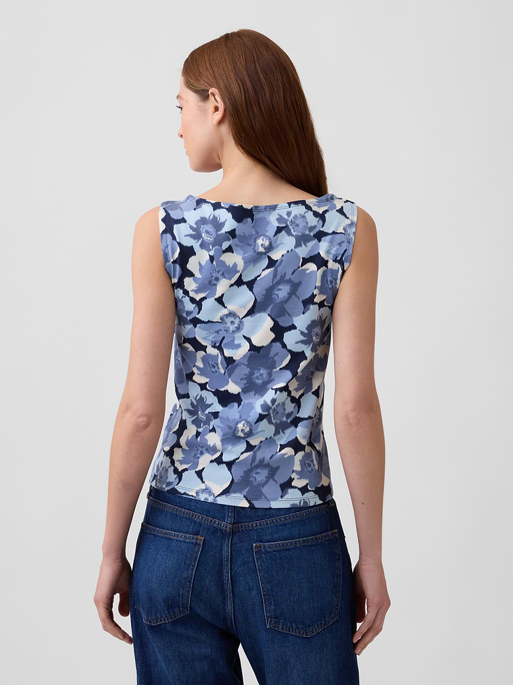 Image number 2 showing, Sleeveless Boatneck Tank Top
