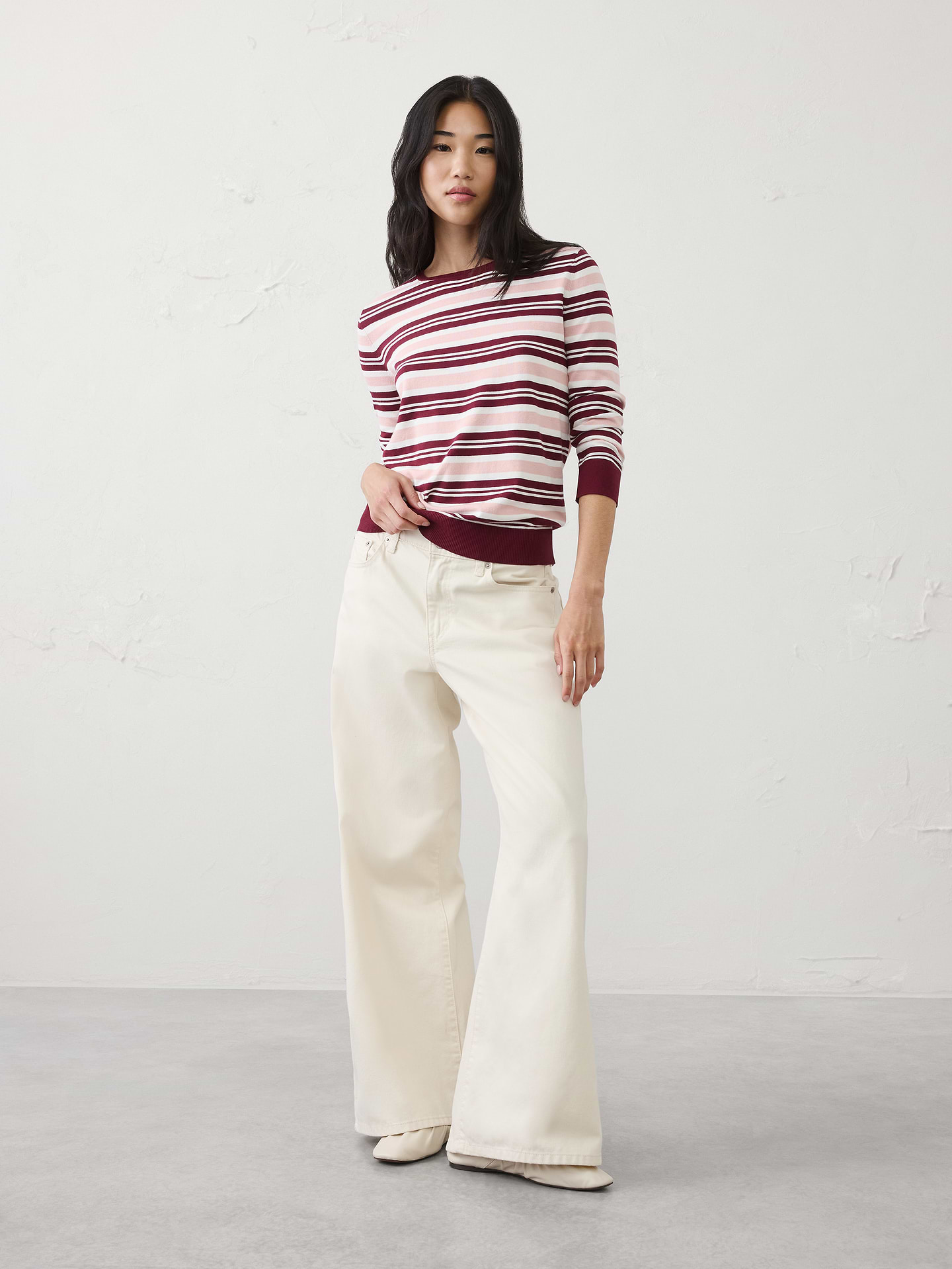 Image number 1 showing, Forever Multi-Stripe Sweater
