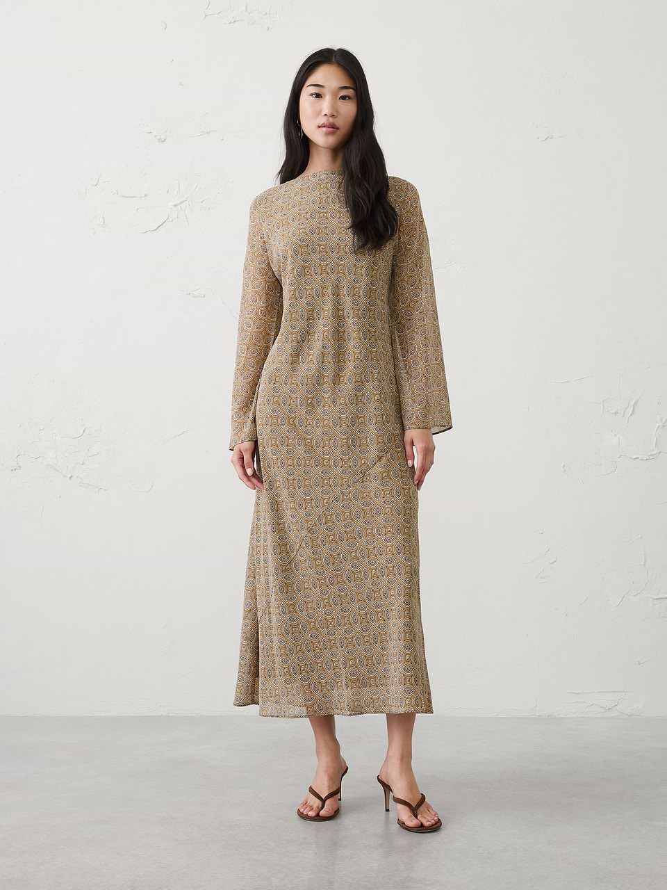 Boatneck Maxi Dress