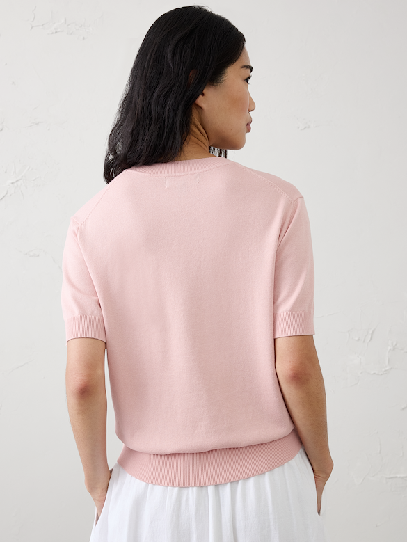 Forever Short-Sleeve Sweater