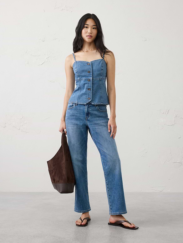 Denim Corset