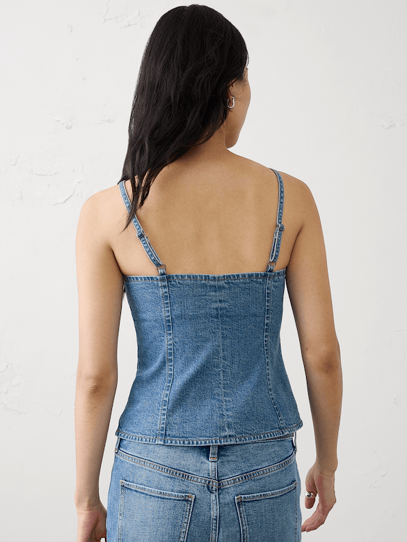 Denim Corset