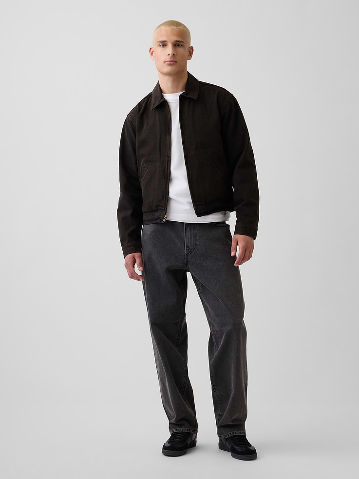 Image number 2 showing, Denim Boxy Workwear Jacket