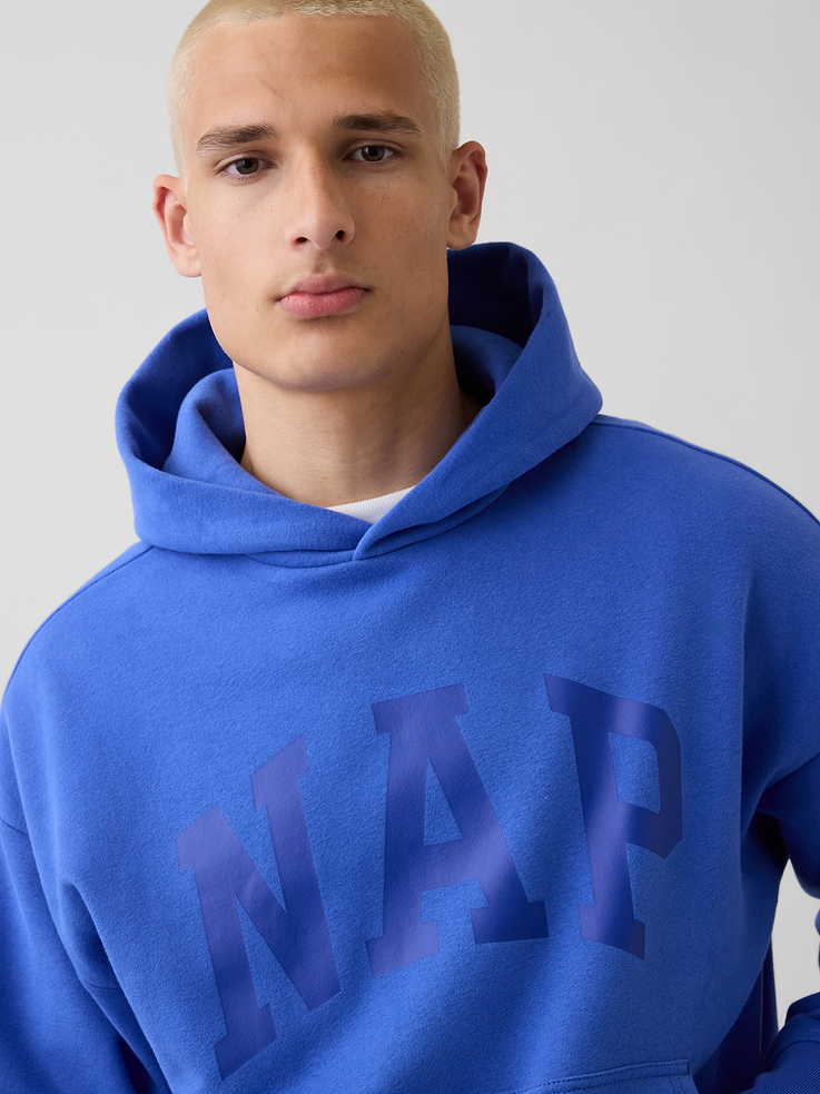 Image number 4 showing, Adult VintageSoft NAP Logo Hoodie