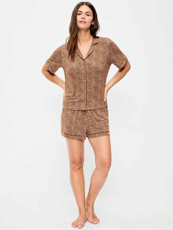 Sunday Sleep Knit Jersey Short Set
