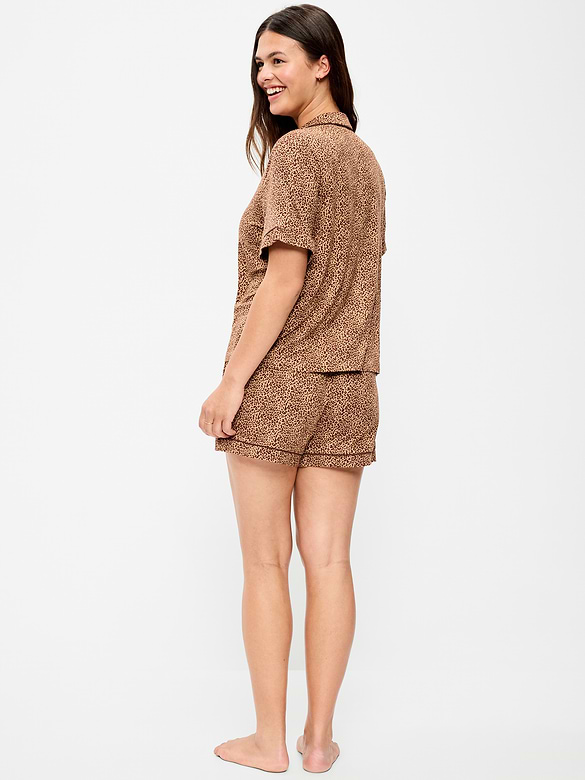 Sunday Sleep Knit Jersey Short Set
