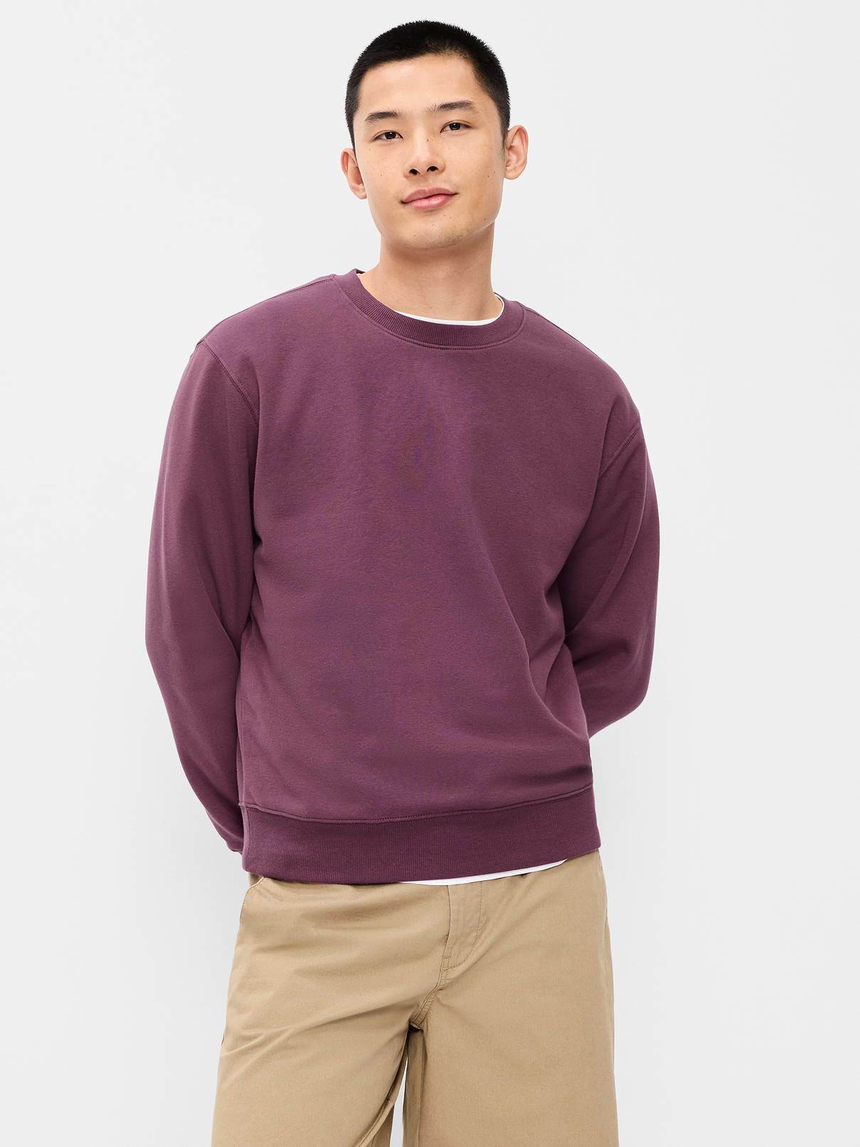 Image number 1 showing, Loose Rotation Crew-Neck Sweatshirt