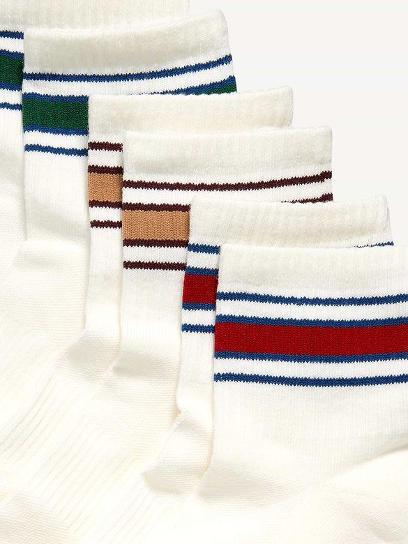 Athletic Quarter Crew Sock 3-Pack for Women