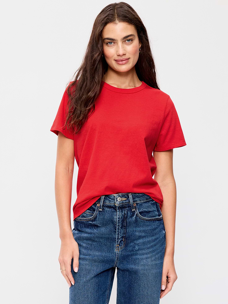 Image number 1 showing, EveryWear Crew-Neck T-Shirt