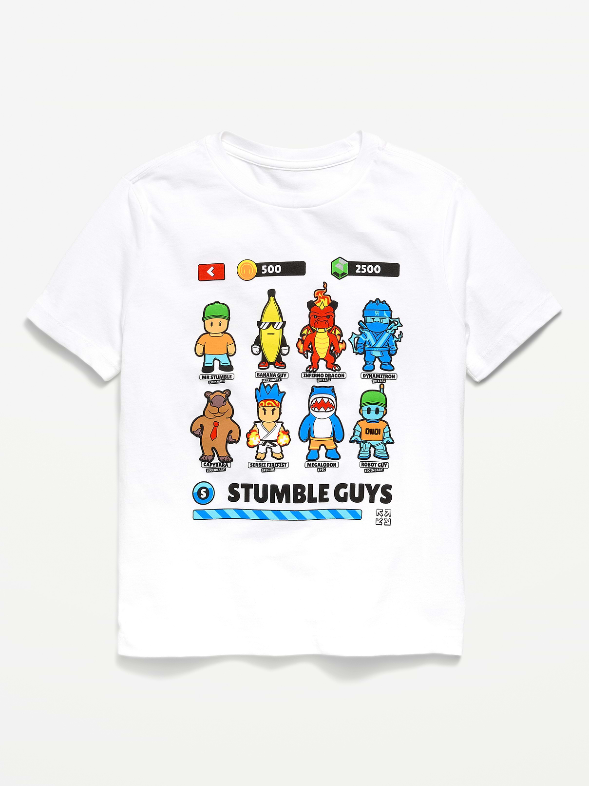 Image number 1 showing, Stumble Guys™ Gender-Neutral Graphic T-Shirt for Kids