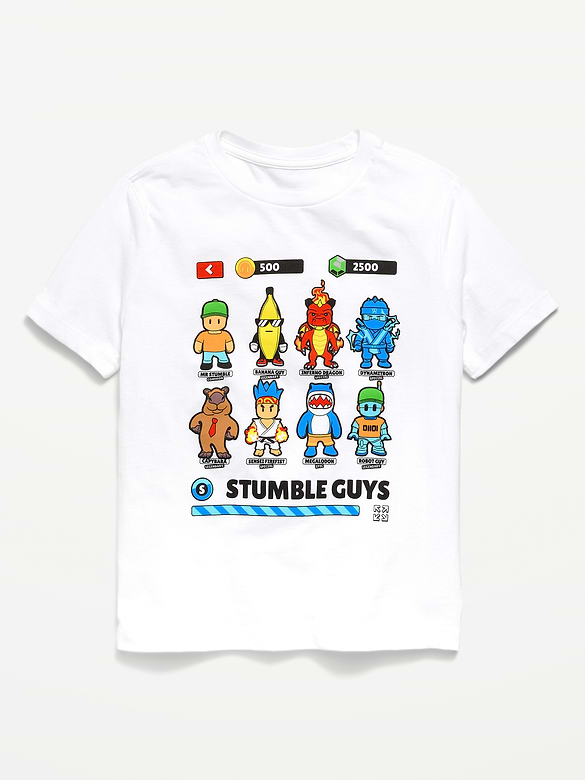 Stumble Guys™ Gender-Neutral Graphic T-Shirt for Kids
