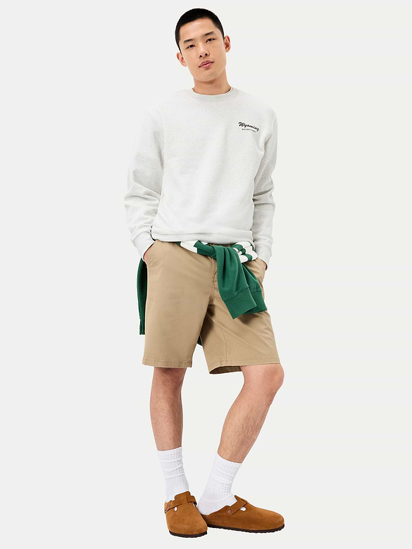 Oversized Graphic Crew-Neck Sweatshirt