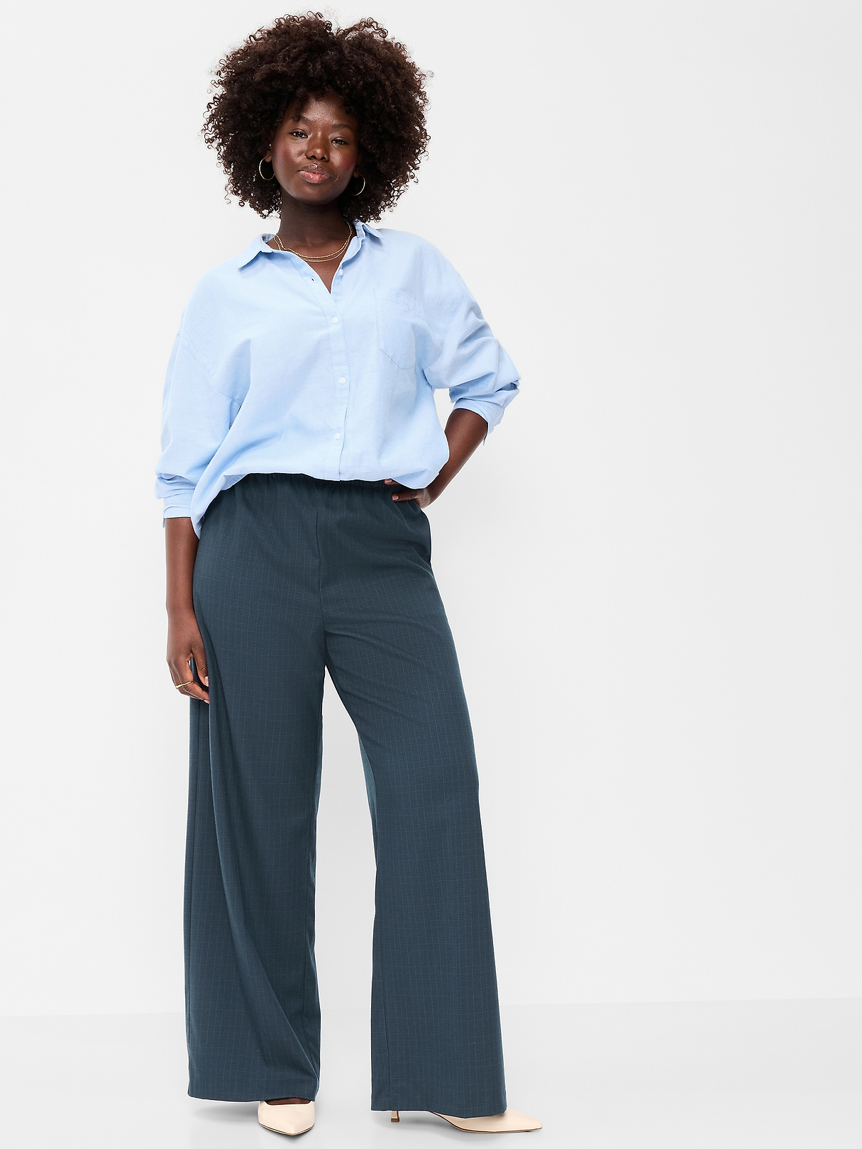 High-Waisted Wide-Leg Trouser | Old Navy
