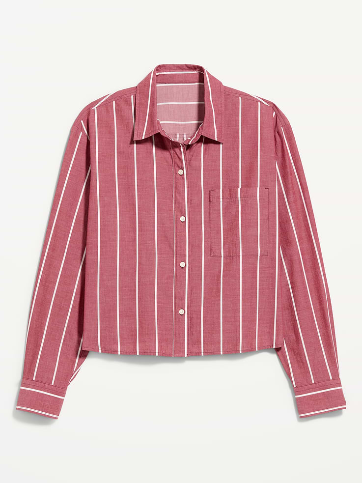 Image number 9 showing, Cropped Button-Down Shirt