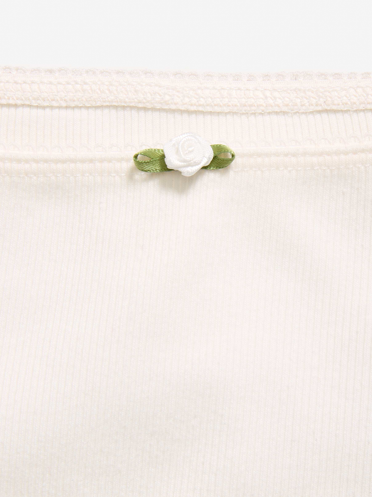 Image number 2 showing, Fitted Off-Shoulder Ribbed Top for Girls
