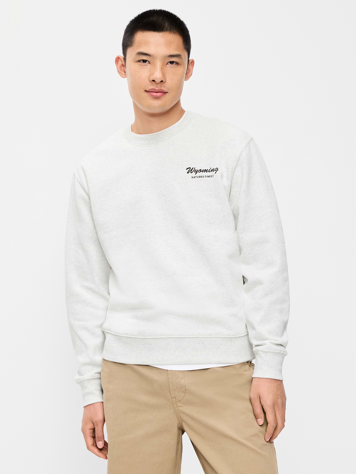 Image number 1 showing, Oversized Graphic Crew-Neck Sweatshirt