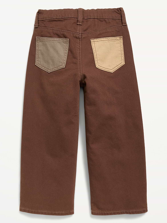 Baggy Patched Jeans for Toddler Boys