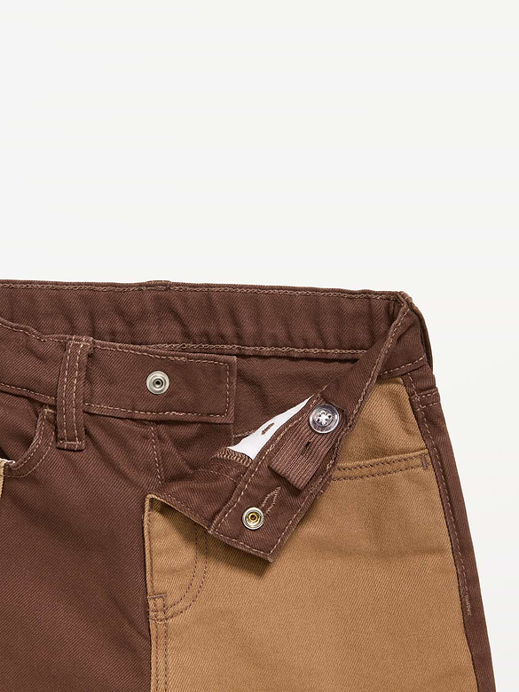 Baggy Patched Jeans for Toddler Boys
