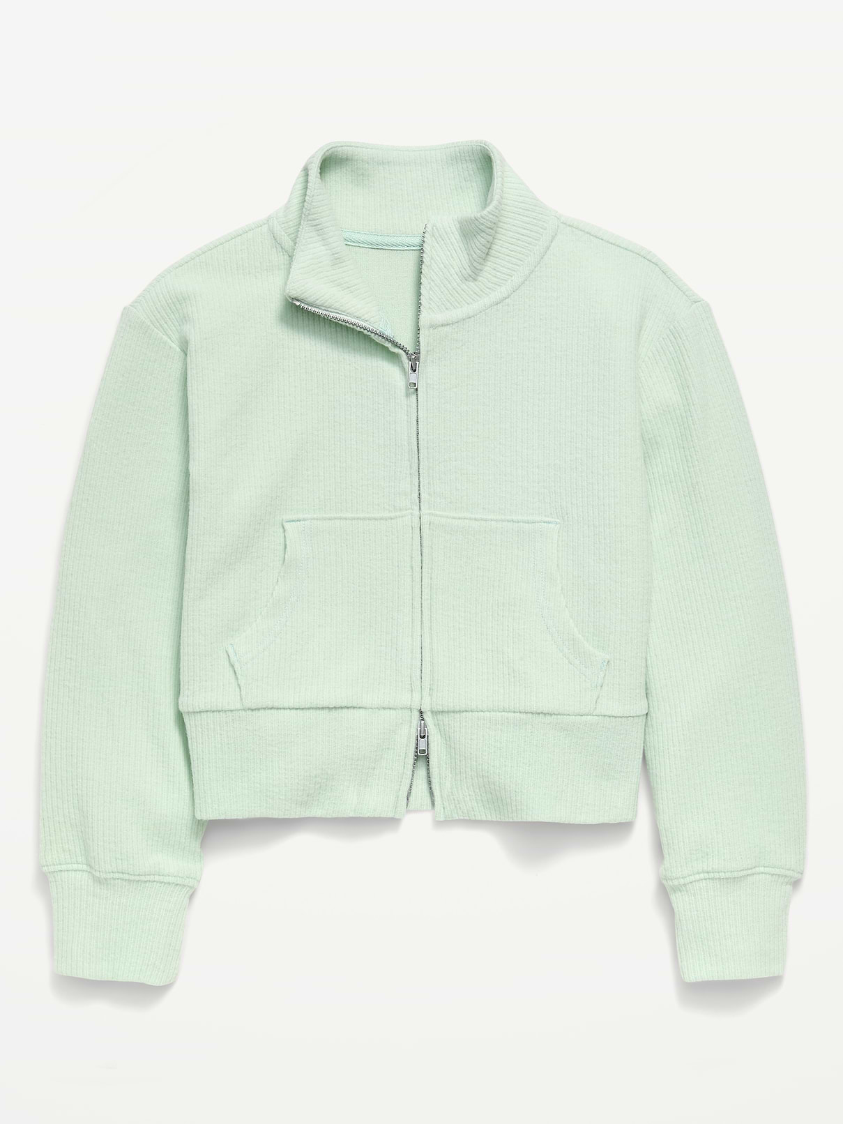Image number 1 showing, CozePlush 2-Way-Zip Jacket for Girls