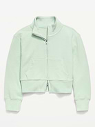 Image number 1 showing, CozePlush 2-Way-Zip Jacket for Girls