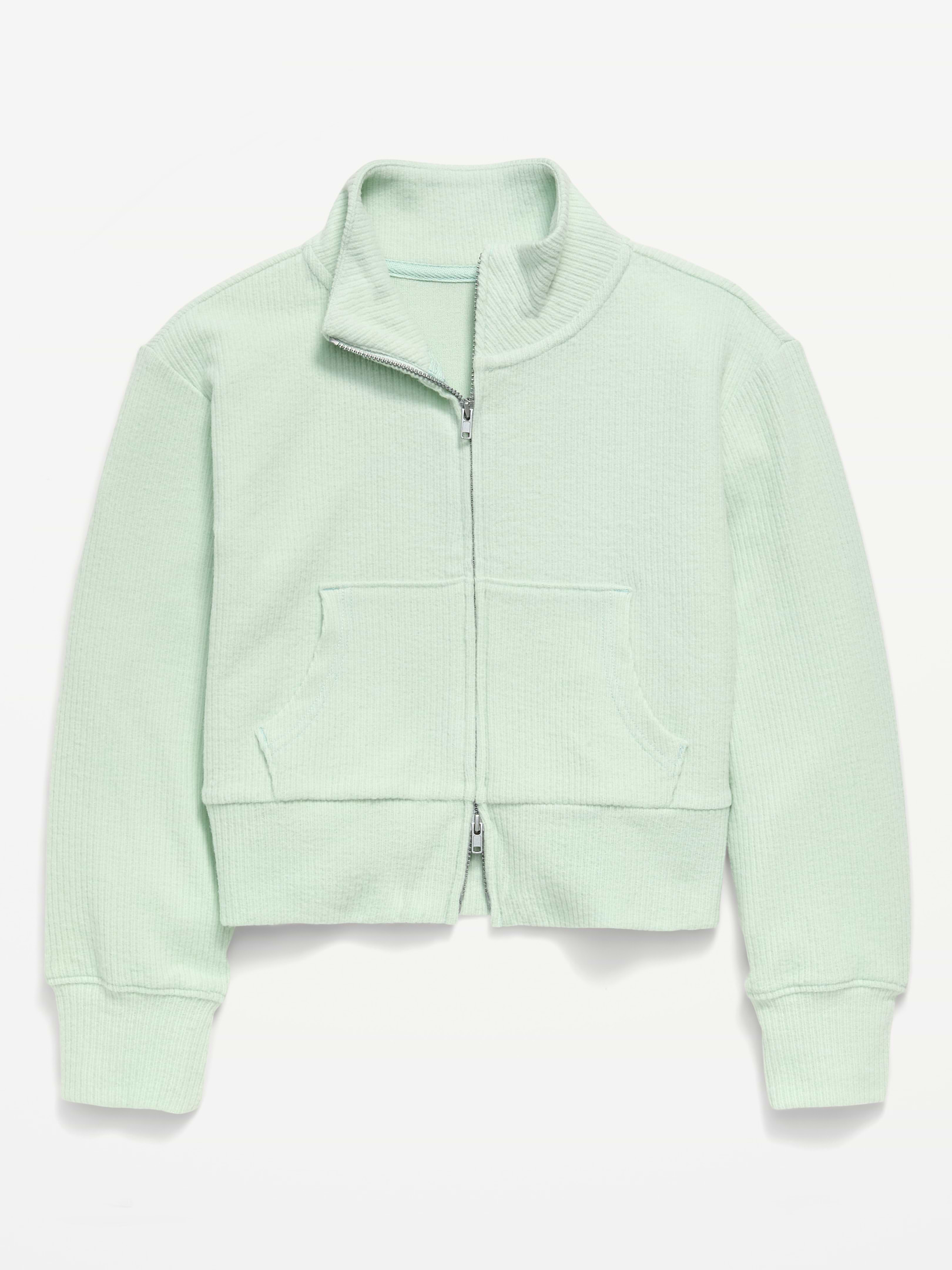 Image number 1 showing, CozePlush 2-Way-Zip Jacket for Girls