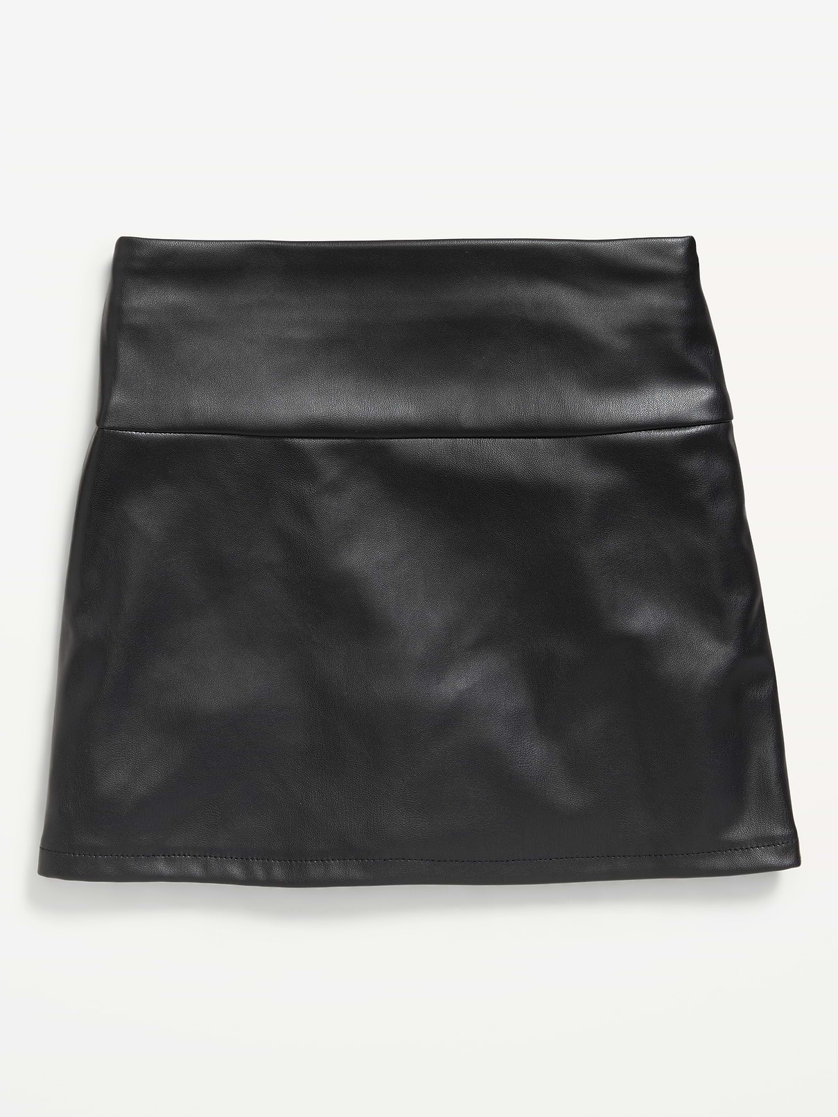 Image number 1 showing, Faux-Leather Skirt for Girls