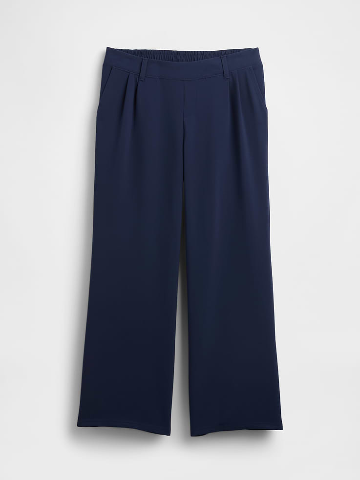 Image number 1 showing, Maternity Under Belly 365 Wide-Leg Trousers